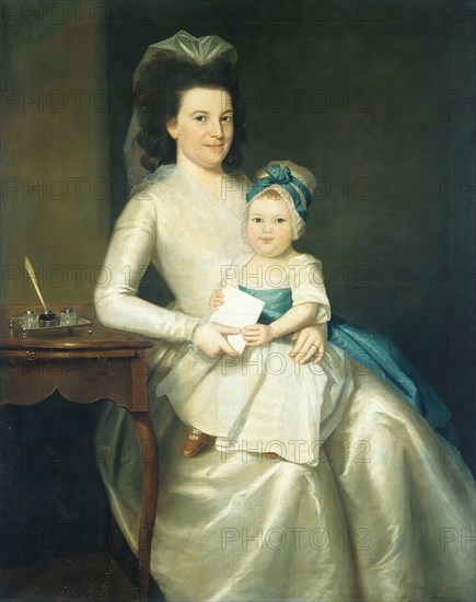 Lady Williams and Child, 1783. Creator: Ralph Earl.