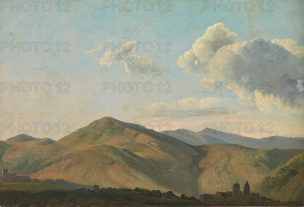 Mountainous Landscape at Vicovaro, ca. 1786-97. Creator: Simon Alexandre Clement Denis.