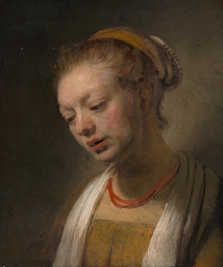 Young Woman with a Red Necklace, ca. 1645. Creator: Unknown.