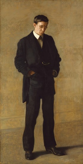 The Thinker: Portrait of Louis N. Kenton, 1900. Creator: Thomas Eakins.