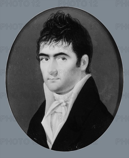Self-portrait, ca. 1805. Creator: Thomas Gimbrede.