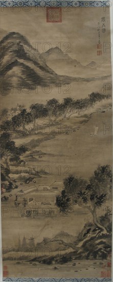 Wind and Water: Landscape in the Style of Mi-fei. Creator: Unknown.