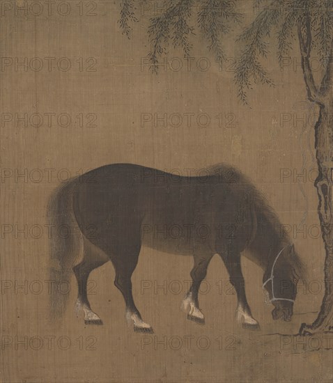 Horse and Willow Tree, early 15th century. Creator: Unknown.