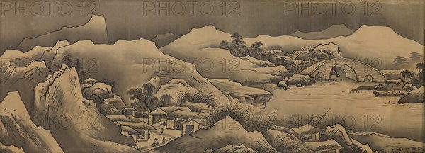 Landscape, 17th century. Creator: Unkoku Toban.