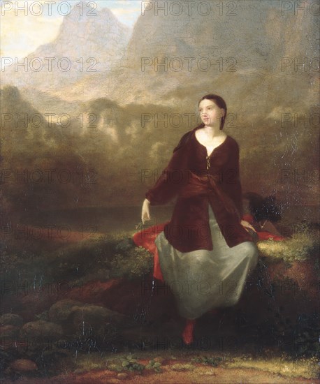 The Spanish Girl in Reverie, 1831. Creator: Washington Allston.