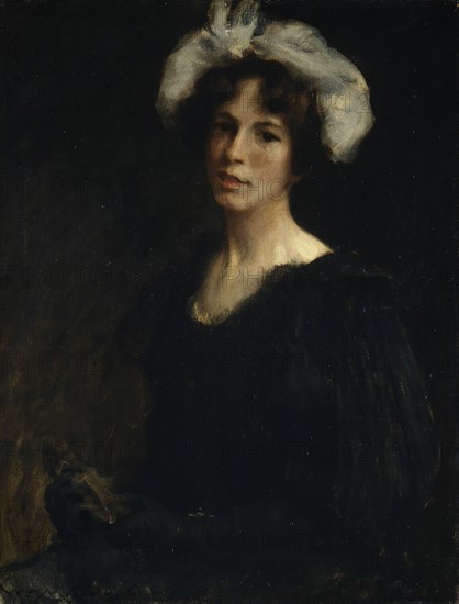 Bessie Potter, ca. 1895. Creator: William Merritt Chase.