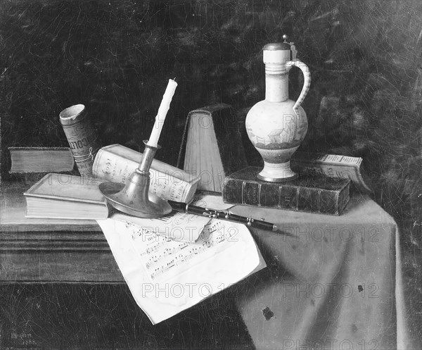 Still Life, 1888. Creator: William Michael Harnett.