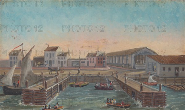 Old Ferry Stairs, 1870s. Creator: William P. Chappel.