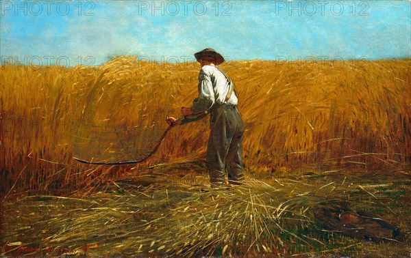 The Veteran in a New Field, 1865. Creator: Winslow Homer.