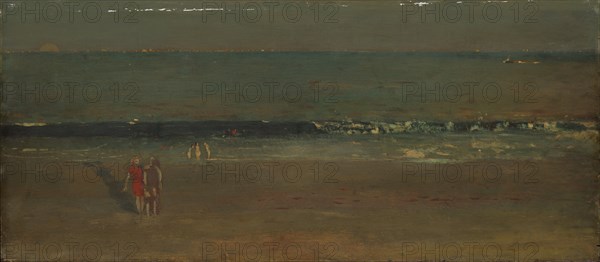 The Beach, Late Afternoon, 1870-72 (?). Creator: Winslow Homer.