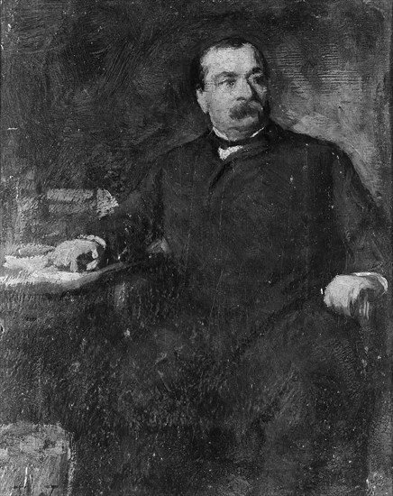 Grover Cleveland, by 1891. Creator: Eastman Johnson.