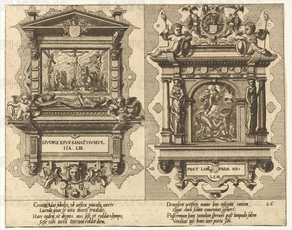 Cœnotaphiorum (26), 1563. Creators: Johannes van Doetecum I, Lucas van Doetecum.