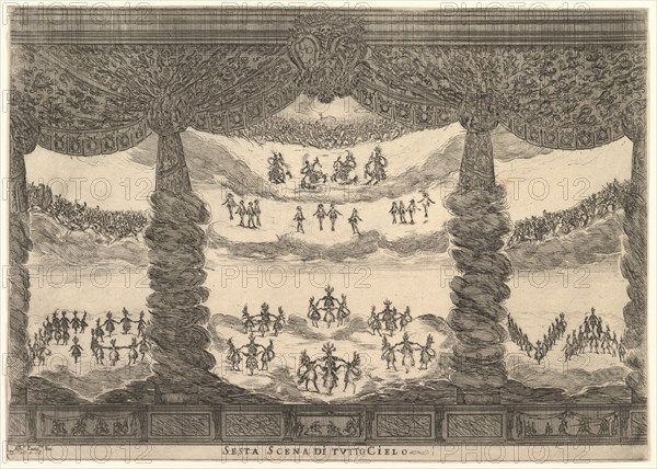 Sixth scene, the heavens, from 'The marriage of the gods'