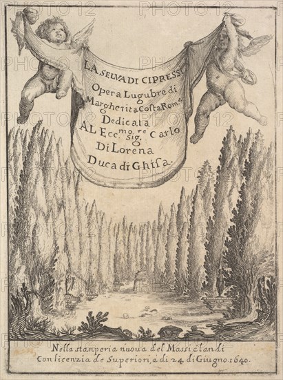 Frontispiece for 'The Cypress Forest'