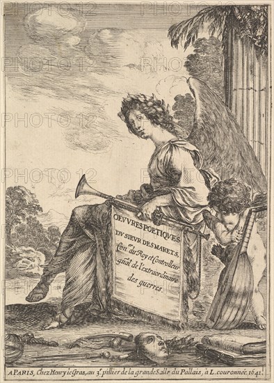Frontispiece for 'Poems by Desmarets'