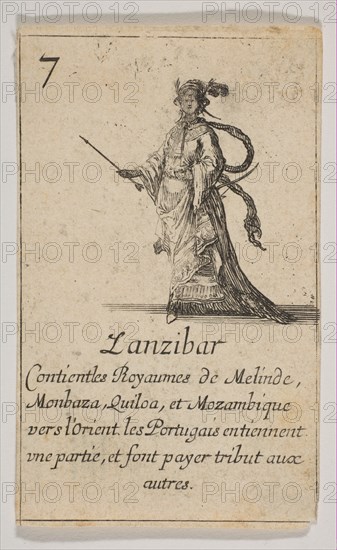 Zanzibar, 1644. Creator: Stefano della Bella.