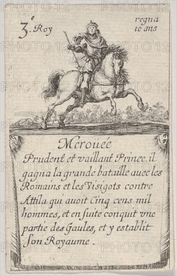 Meroüée / Prudent et vaillant..., from 'Game of the Kings of France'