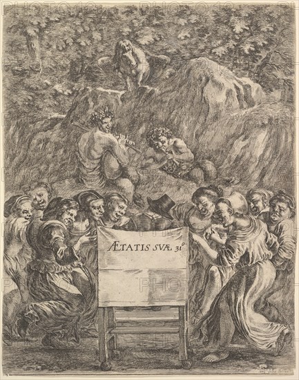 Frontispiece for 'The Works of Scarron'