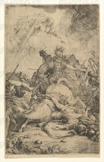 The Conversion of Saul, ca. 1650-1725. Creator: H Bem.