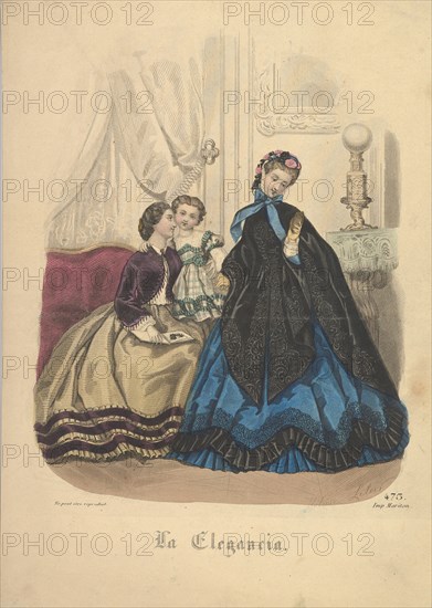 Number 473 from La Elegancia Barcelona, 19th century. Creator: Heloise Leloir.