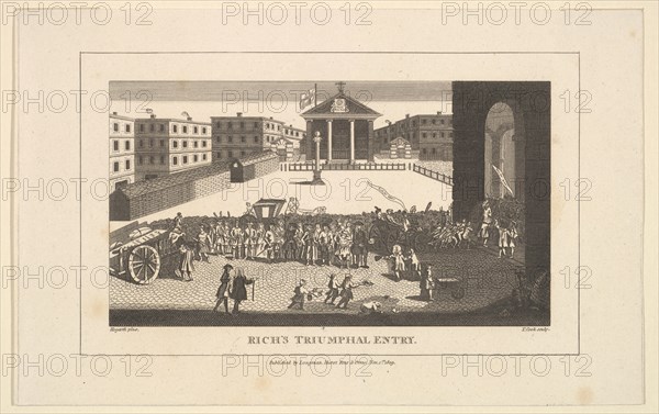 Rich's Glory, or His Triumphant Entry into Covent Garden, December 1732, November 1, 1809. Creator: Thomas Cook.