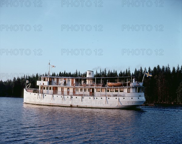 Vaxholmsbat in Stockholm archipelago, Sweden, 1960s. Creator: Unknown.