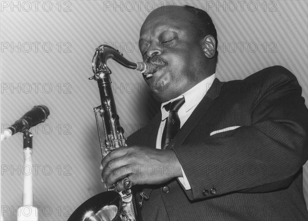 Ben Webster, Birmingham Jazz Festival, mid 1960's. Creator: Brian Foskett.