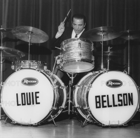 Louis Bellson, London Drum Clinic, 1967. Creator: Brian Foskett.