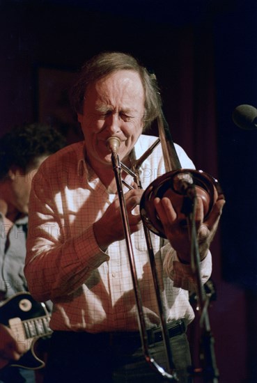 Chris Barber, 100 Club, Oxford Street, London,1988. Creator: Brian Foskett.