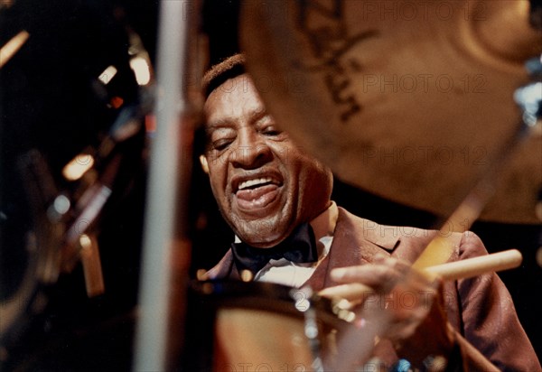 Lionel Hampton, Lewisham Theatre, London 1989. Creator: Brian Foskett.