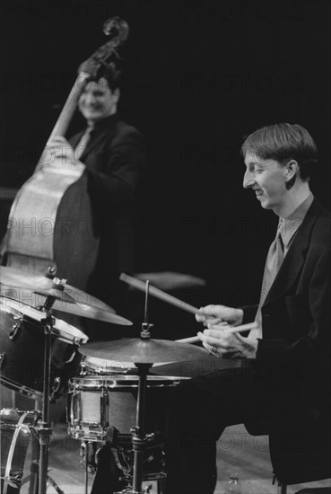 Steve Brown, Malcolm Creese, Brecon Jazz Festival, Powys, Wales, 2000. Creator: Brian Foskett.