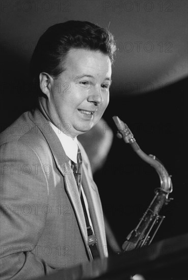 Harry Allen, JATP session, North Sea Jazz Festival, The Hague, Netherlands, 2002. Creator: Brian Foskett.