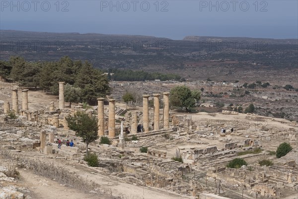 Libya, Cyrene, Sanctuary of Apollo, Temple of Apollo, 2007. Creator: Ethel Davies.