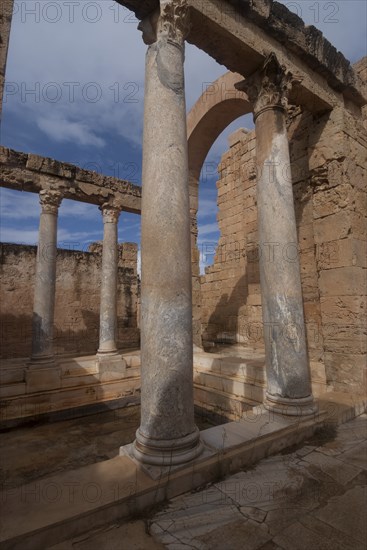 Libya, Leptis Magna, Hadrianic Baths, 2007. Creator: Ethel Davies.