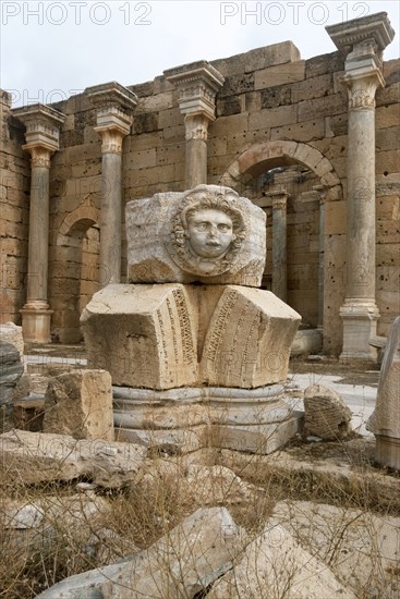 Libya, Leptis Magna, Severan Forum, 2007. Creator: Ethel Davies.