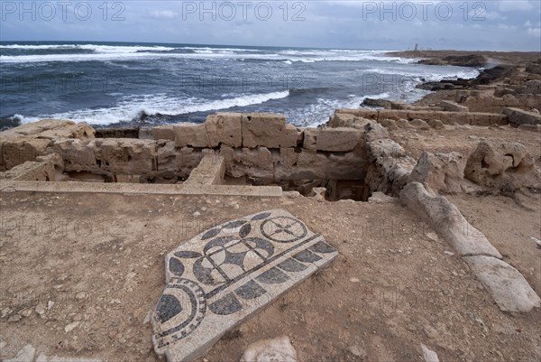 Libya, Sabratha, Seawards Baths, 2007. Creator: Ethel Davies.