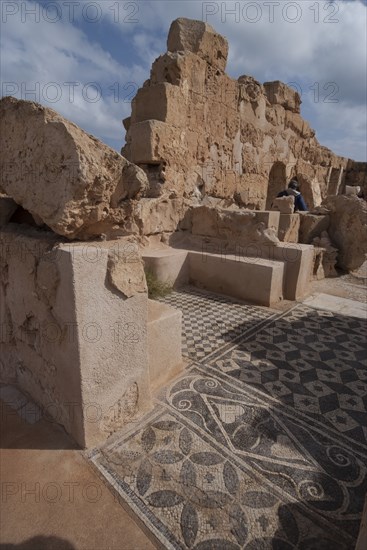 Libya, Sabratha, Theatre Baths, 2007. Creator: Ethel Davies.