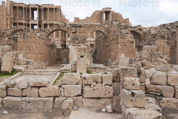 Libya, Sabratha, Theatre, 2007. Creator: Ethel Davies.