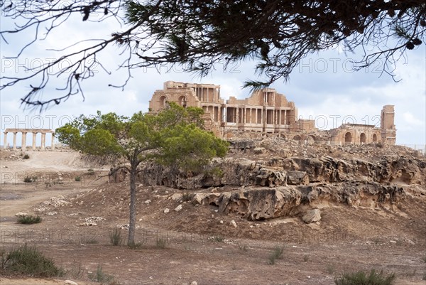 Libya, Sabratha, Theatre, 2007. Creator: Ethel Davies.