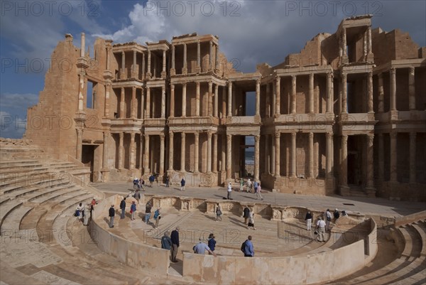 Libya, Sabratha, Theatre, 2007. Creator: Ethel Davies.