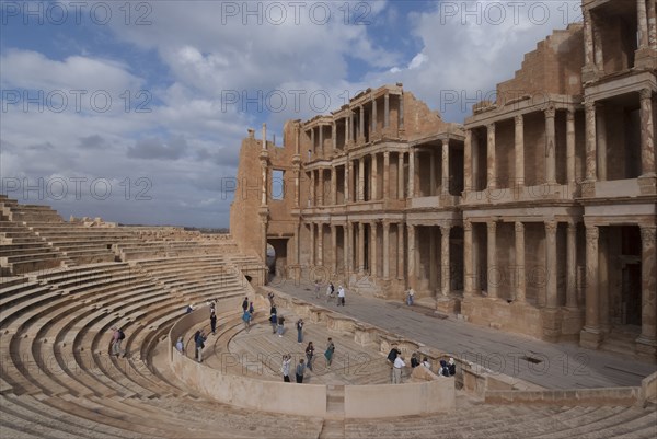 Libya, Sabratha, Theatre, 2007. Creator: Ethel Davies.