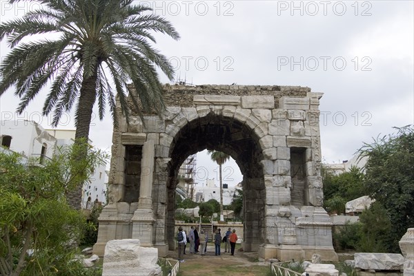 Libya, Tripoli, Arch of Marcus Aurelius, 2007. Creator: Ethel Davies.