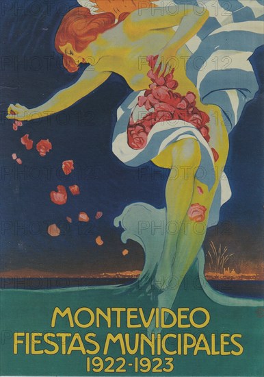 Montevideo Fiestas Municipales , 1922. Creator: Metlicovitz, Leopoldo