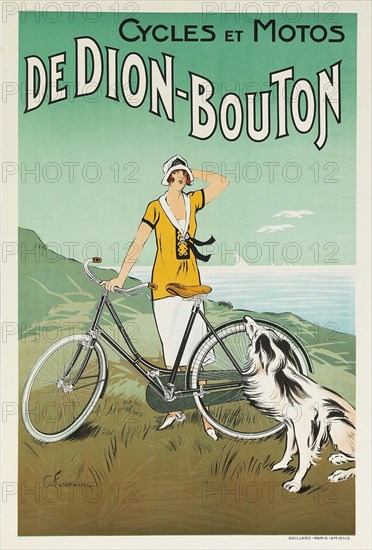 Cycles et Motos de Dion-Bouton, 1920s. Creator: Fournery, Félix