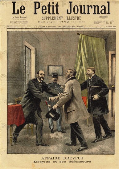 Le Petit Journal concerning the Dreyfus Affair , 1899. Creator: Damblans, Eugène