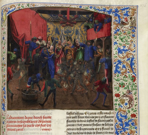 Bal des Ardents, ca 1470-1475. Creator: Anonymous.
