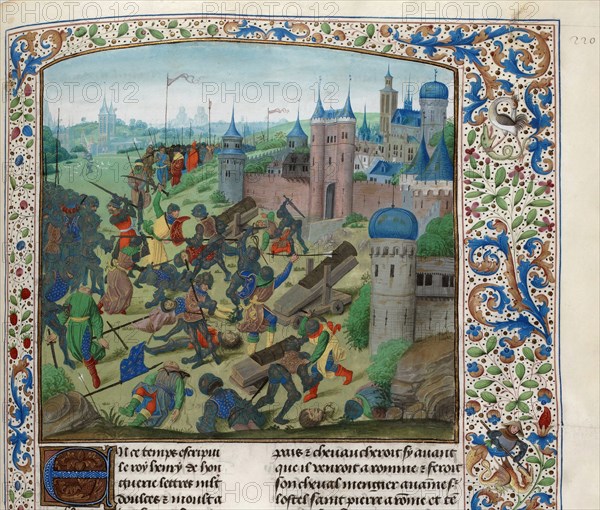 The Battle of Nicopolis on 25 September 1396, ca 1470-1475. Creator: Anonymous.