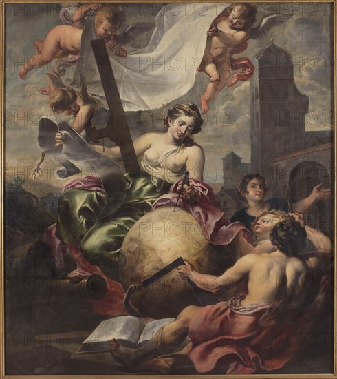 Allegory of Geometry, First Half of 17th cen.. Creator: Schut, Cornelis