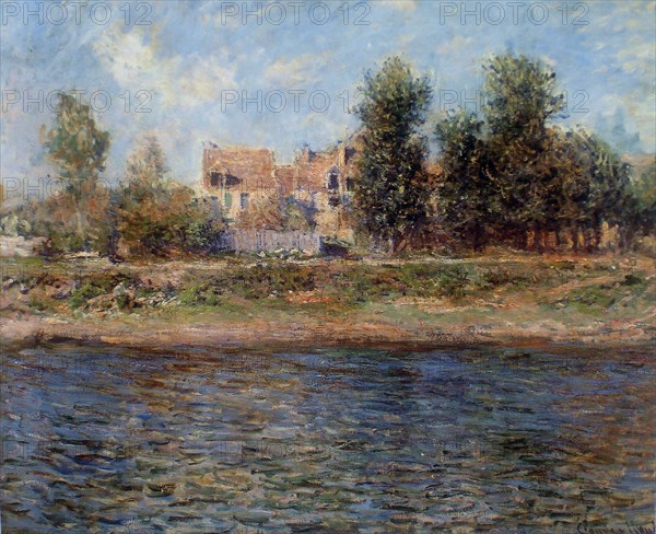 La berge de La Seine , 1880. Creator: Monet, Claude