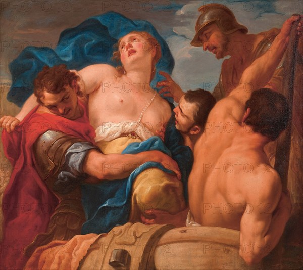 The Rape of Helen, ca. 1695. Creator: Molinari, Antonio